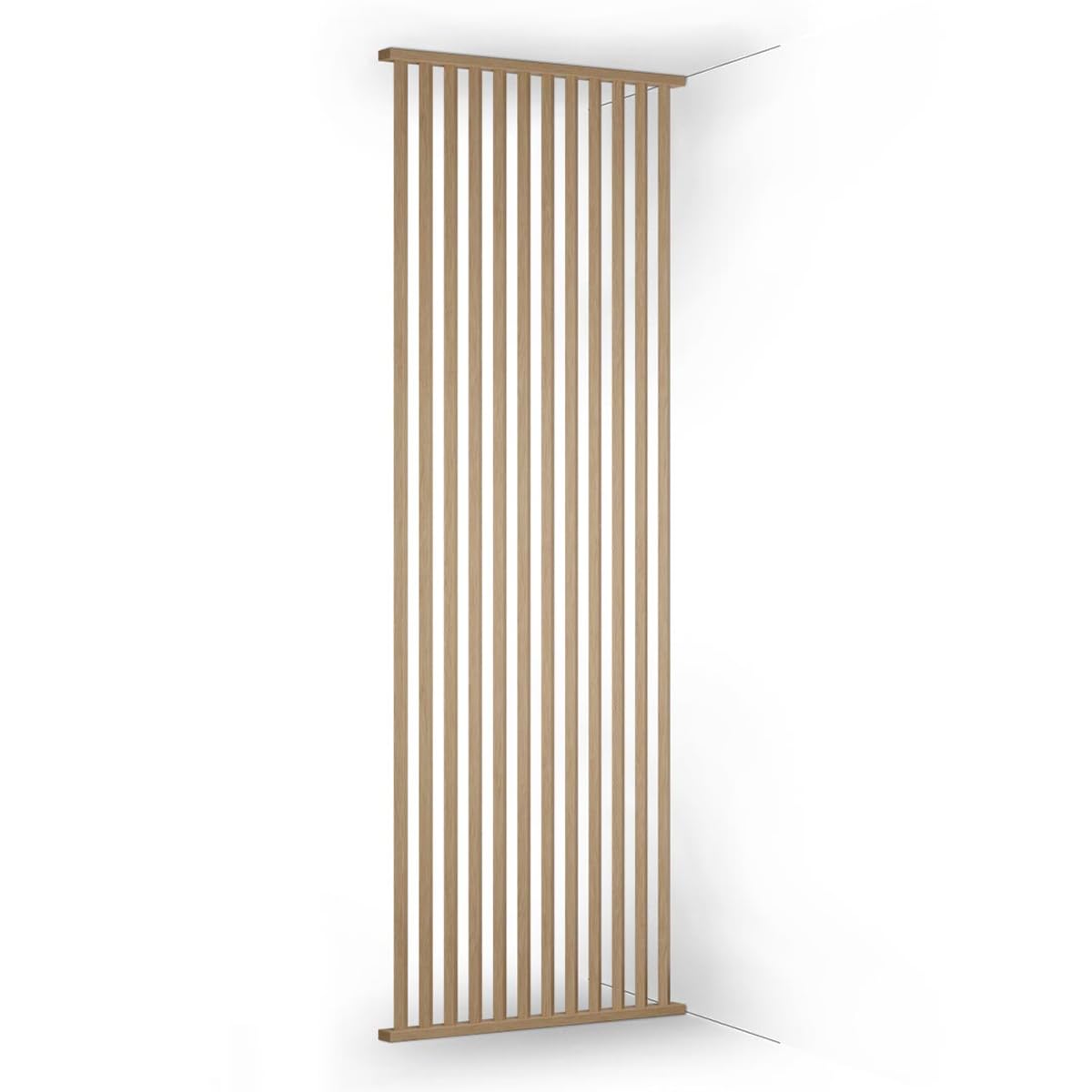 KGM Komplett-Set Raumteiler 45° - Eiche Natur - MDF foliert - 100 x 270 cm