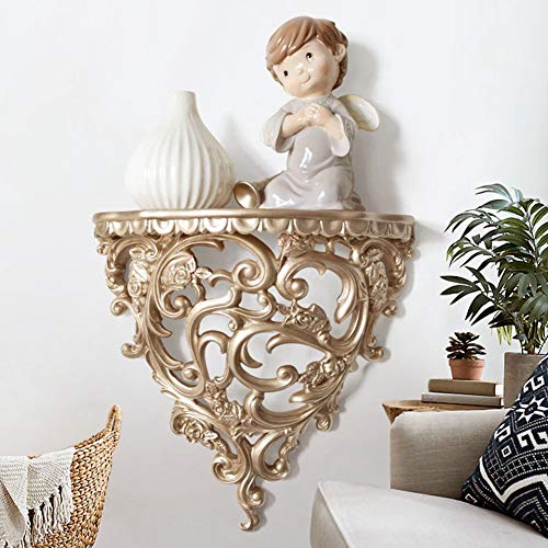LUCKDANO Estante de Almacenamiento para Colgar en la Pared, Estante de Pared de Resina para Decoración del Hogar, Sala de Estar, Dormitorio, Oficina, Regalo Ideal para Amigos y