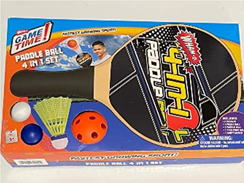 Wham-O Game Time Ultimate Paddle Ball 4 in 1