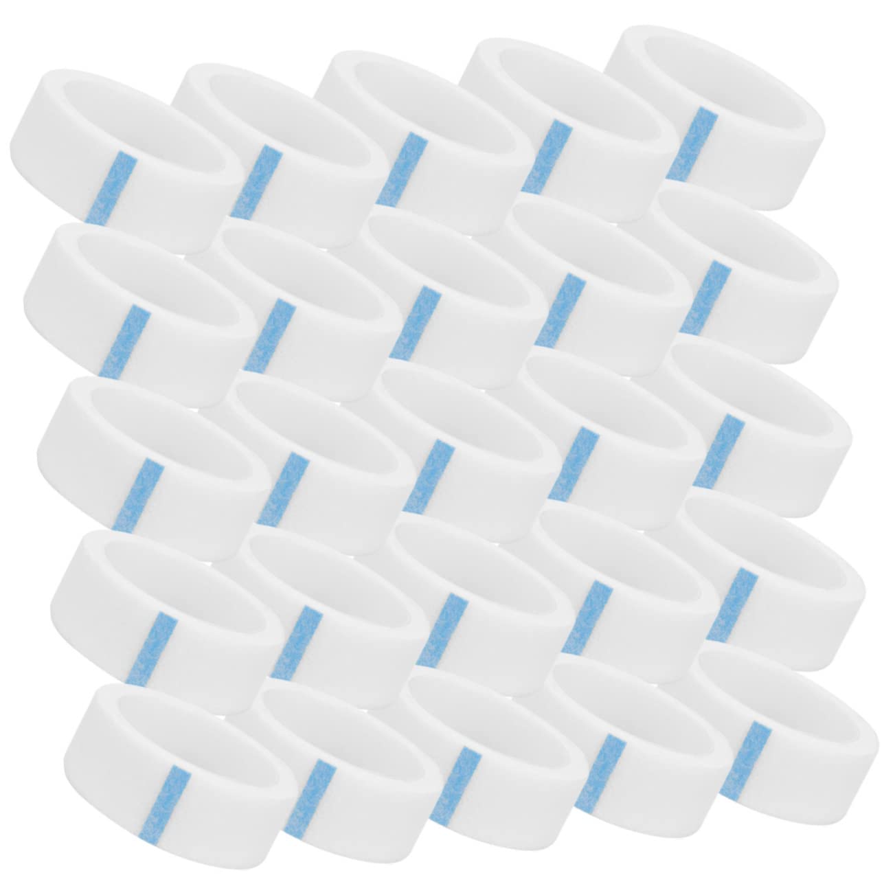 POPETPOP 40 Rollos cinta colorida extensiones de pestañas suministros cinta de extensión de pestañas suministros de extensión de pestañas respirable cinta adhesiva extender tela no tejida