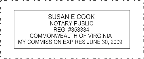 Sellos Notarios Pre Ink - Virginia