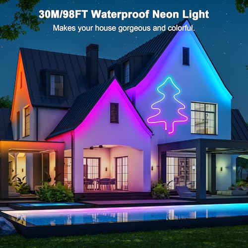 Image of Cozylady RGB Neon Light LED Rope Light (100Ft /30M)