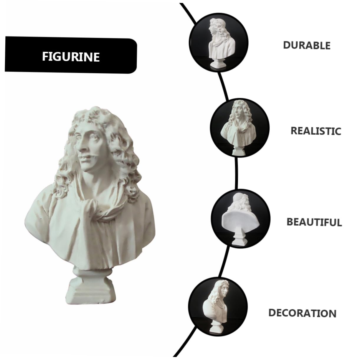 RE0049 OR BUSTE MOLIERE CEREMONIE STATUETTE ECRIVAIN THEATRE NUIT DES MOLIERE