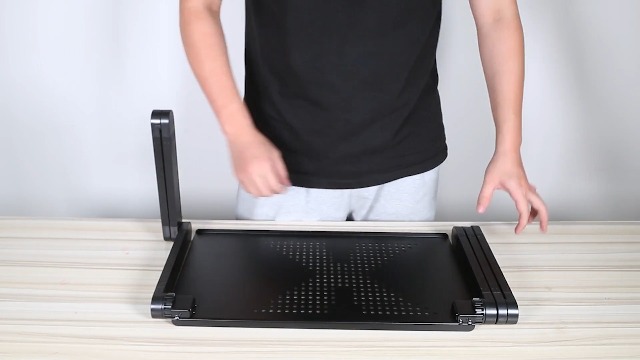 Base ajustable para laptop de aluminio amplia miniatura 7