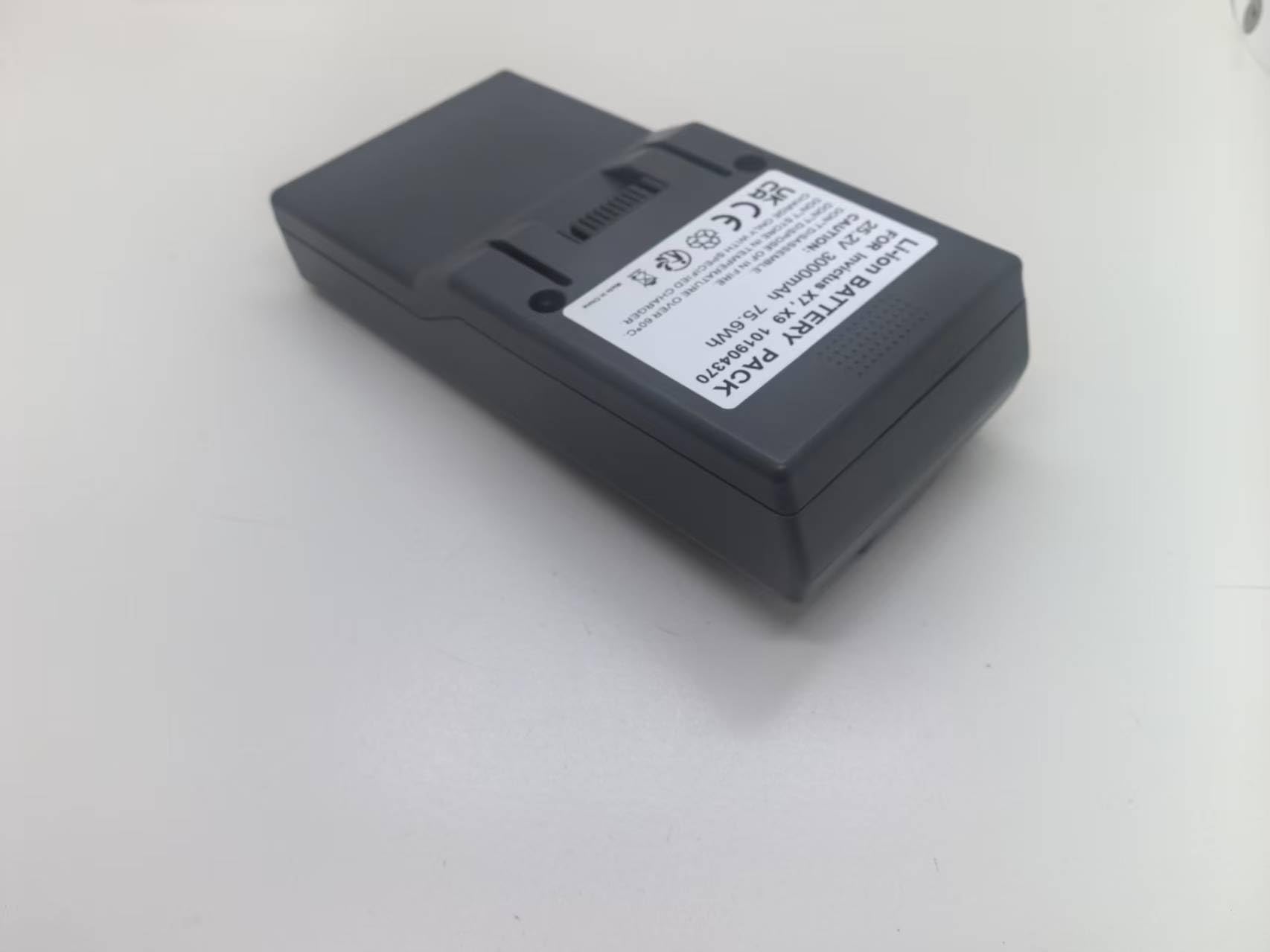 25.2V 3000mAh Li-Ion akku für Genius Invictus X7 X7-01 X9 X9-01 A8 A9 Staubsauger,Ersatz für Modell 101904370, ZB1669-7S1P-01,Für iRobot H1 Staubsauger Akku ABL-E1