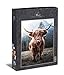 Produktbild Ulmer Puzzleschmiede - Tier-Puzzle Hochland Klassisches 1000 Teile Puzzle  Puzzlemotiv vom kraftvollen Hochland-Rind auf der Kuh-Weide vor frostiger Alpen-Kulisse
