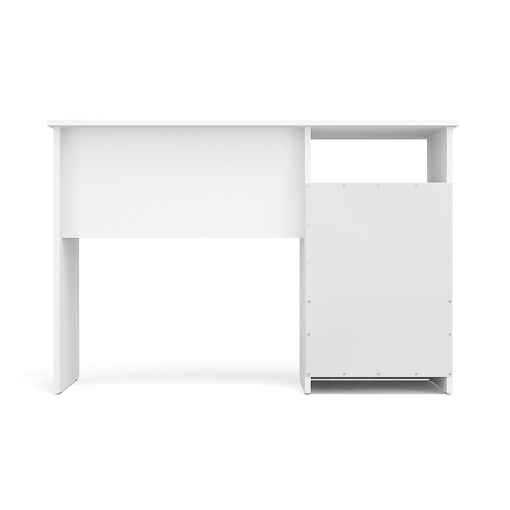 Komto Bureau avec Rangement – Modèle Blanc avec 3 Tiroirs, Idéal pour Chambre Ado ou Espace de Travail, Style Moderne | Oslo 110 x 50 x 74 cm