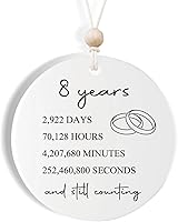 Vista 1 de 8ª boda de bronce para pareja, esposa, marido, 8 años, regalo de matrimonio para él y ella