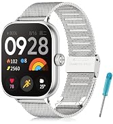 Cinturino In Acciaio Inossidabile 316L Per Ticwatch Pro 5 – Regolabile Da 155 A 225 Mm, Con Fibbia Pieghevole (Argento/Oro/Nero)