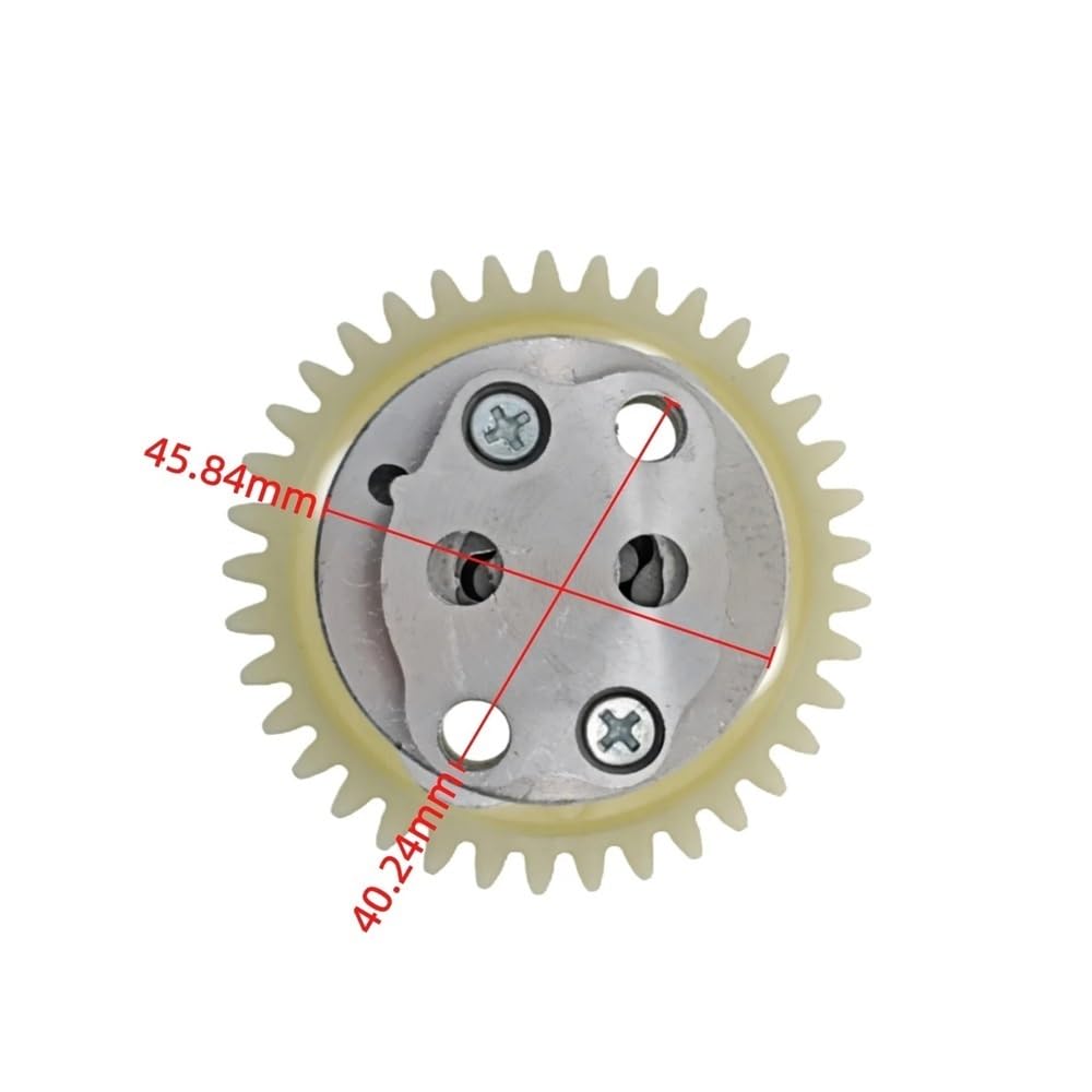 Bomba de aceite de motor de 37 dientes apta for motocicleta WY150 150cc