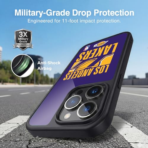 Coque iPhone 15 Pro Max Lakers Évitez les Écrans Brisés Antichoc NBA