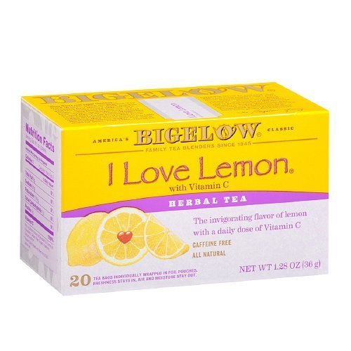 Bigelow I Love Lemon Herb Tea 20 bags (pack of 2) by Bigelow Tea