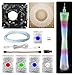 iCubeSmart Led Canton Tower Model DIY Electronic Kit, LED Cube Model Handmade Soldering Project Kit, 64 LED Circles, Height 1 Meter. (GZT-64)