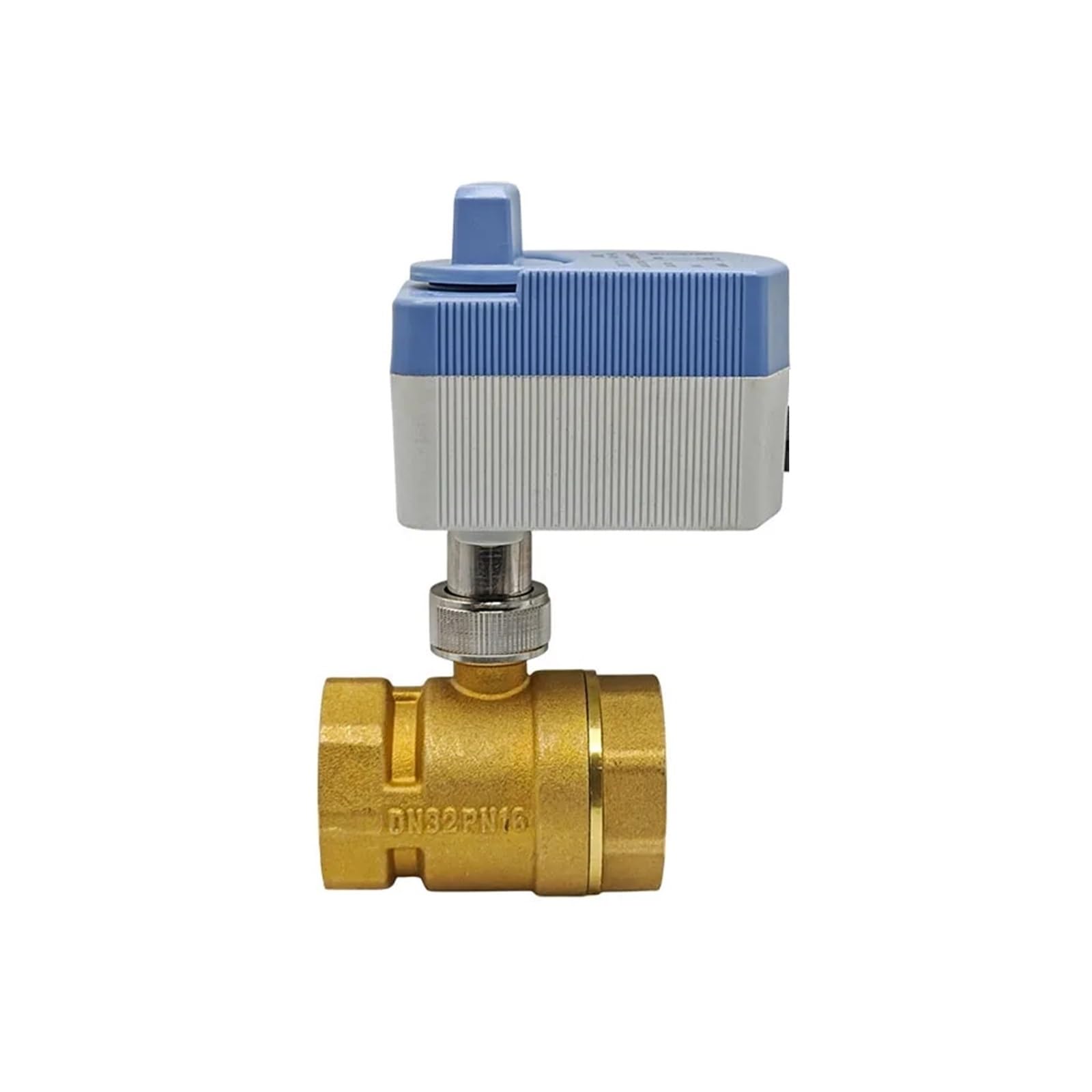Válvula de bola motorizada con interruptor manual y protección IP65 para control bidi