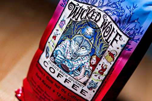 Raven’s Brew Coffee Bold Organic Coffee Dark Roast Ground - Wicked Wolf 12Oz #TOP1