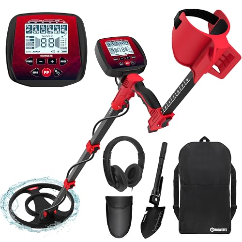 KAIWEETS Professional Metal Detector, Upgraded 2025 Version, 6 High Precision Detection Modes, IP68 Waterproof Coil, Color LCD Display, Adjustable Sensitivity, Advanced DSP Chip