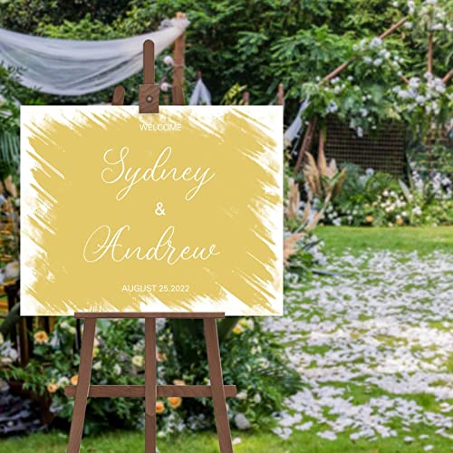 Décor de mariage personnalisé en bois rustique pour guider vos invités avec élégance moderne