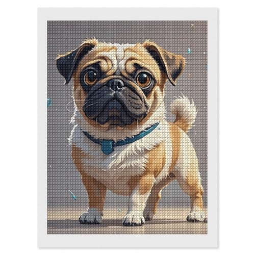 Peinture diamant carlin loisir créatif adulte kit complet strass 5D