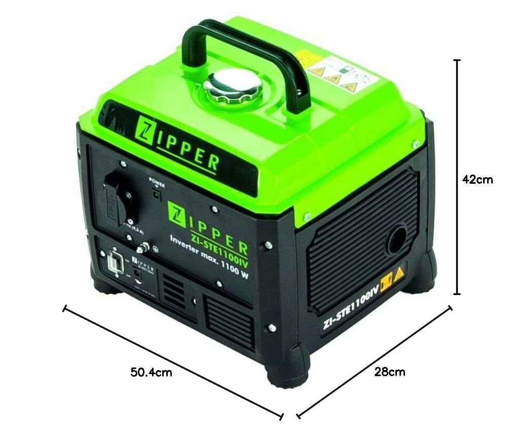 Générateur électrique ZIPPER ZI-STE1000INV - 1kW - Essence - Portable - Neuf