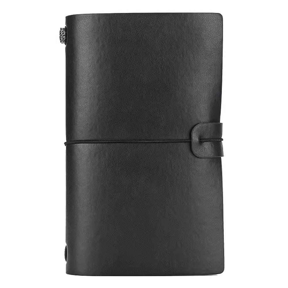 Imagen de catálogo asociada a AINOLAN Cuaderno de Viaje Clásico en Cuero PU, Diario Personal Recargable para Hombres y Mujere