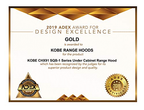 Kobe Chx9130Sqb-1 Chx91 Series Under Cabinet Range Hood, 30-Inch, Stainless Steel #TOP6