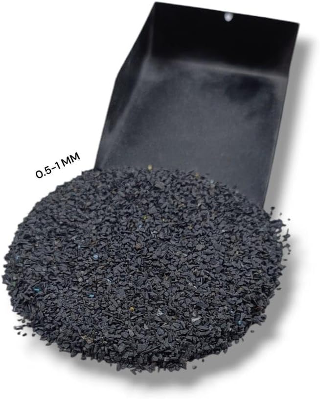 Natural Crushed Black Jade Coarse Gemstone – Healing Crystal Chips for Woodworking, Resin Art & Jewelry Making | Raw Precious Black Jade Inlay Stones (All Sizes)