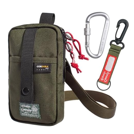 Rough Enough Cell Phone Purse Small Crossbody Bag Man Purse for Men Shoulder Bag Tactical Pouch
