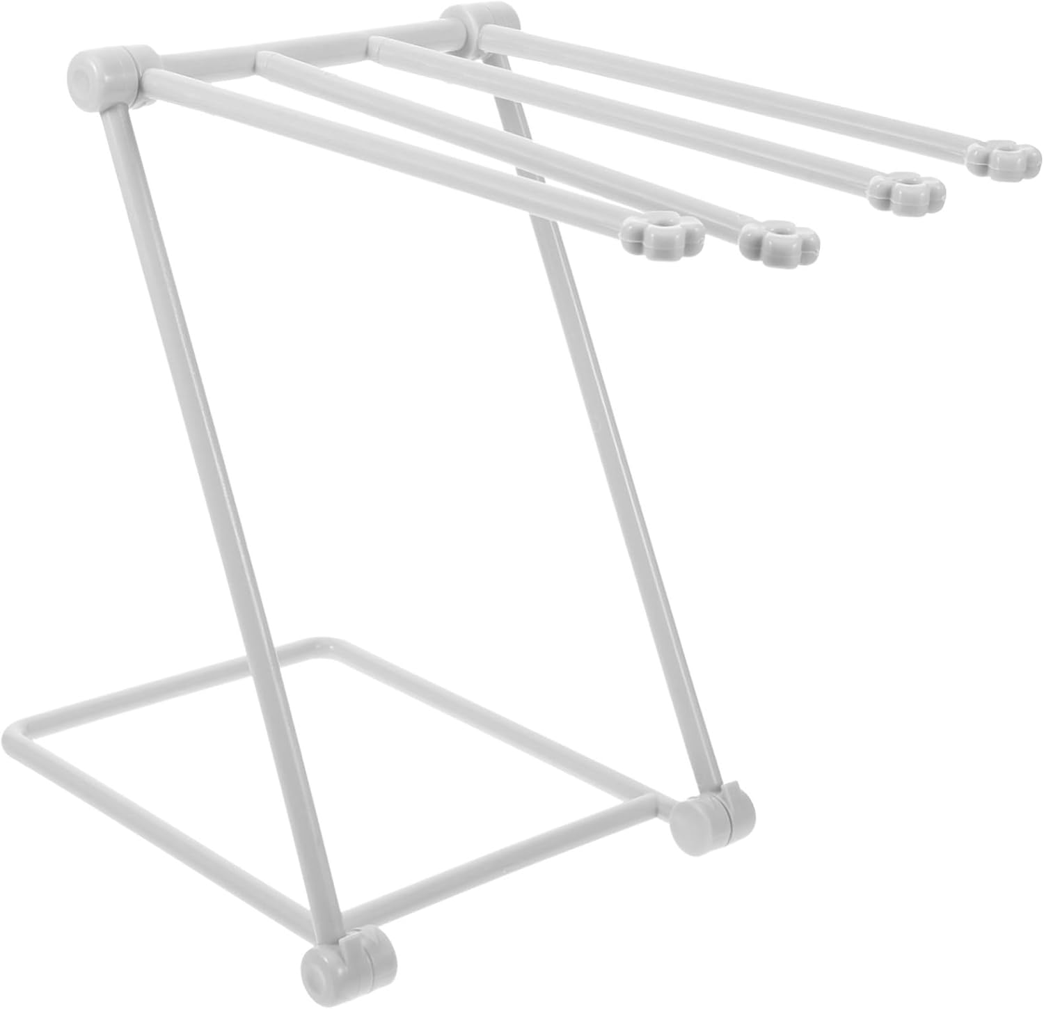 BRIGHTFUFU Foldable Kitchen Towel Rack Vertical Storage Holder