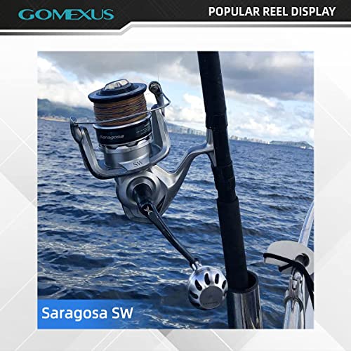 Image of GOMEXUS GOMEXUS Power Knob Compatible for Saragosa SW Spheros SW 5000 6000 8000 Ultegra XSD 5500 14000 Spinning Reel Handle Direct 45mm Metal Round