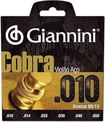 Encordoamento Giannini Violã Aço Serie Cobra 010 85/15 + Nf