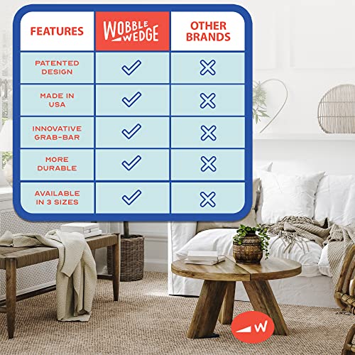 Wobble Wedges Flexible Plastic Shims, 300 Pack - Made In Usa, Multi-Purpose Shim Wedges For Home Improvement & Work - Plastic Wedge, Table Shims For Leveling, Toilet Shims & Furniture Levelers - Black #TOP6