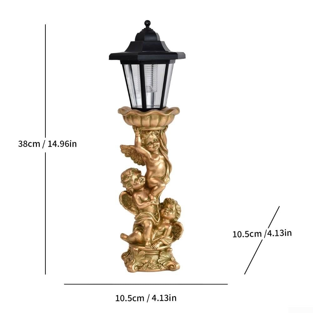 Statuetta solare dipinta a mano, 38 cm, per giardino