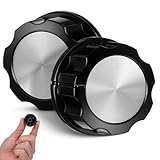 Air Fryer Replacement Knob, 2pcs Tower Air Fryer Timer Knob Replacement Potentiometer D Shaft 6mm Shaft Hole Potentiometer for Kitchen Oven Pressure Cooker Switch Button Timer Button