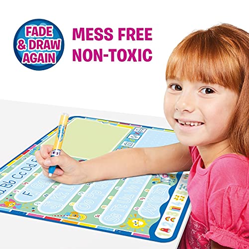 Aquadoodle My ABC Doodle Large Water Doodle Mat, Official TOMY No Mess Colouring & Drawing Game, Suitable for Toddlers and Children Aged 3, 4 & 5 +