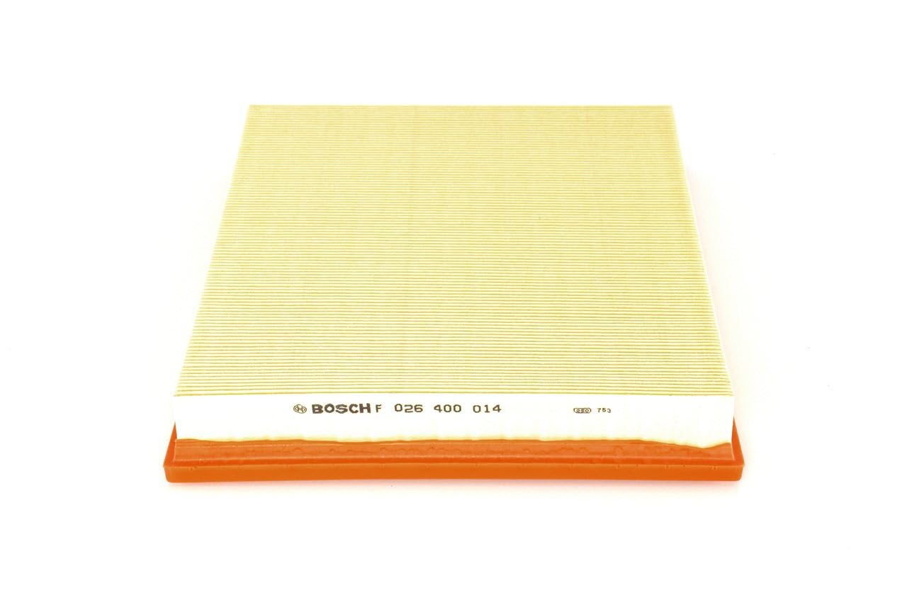 Bosch S0014 Car Air Filter - Separates Particles from the Air Intake - Moisture-resistant plus High Tensile Strength