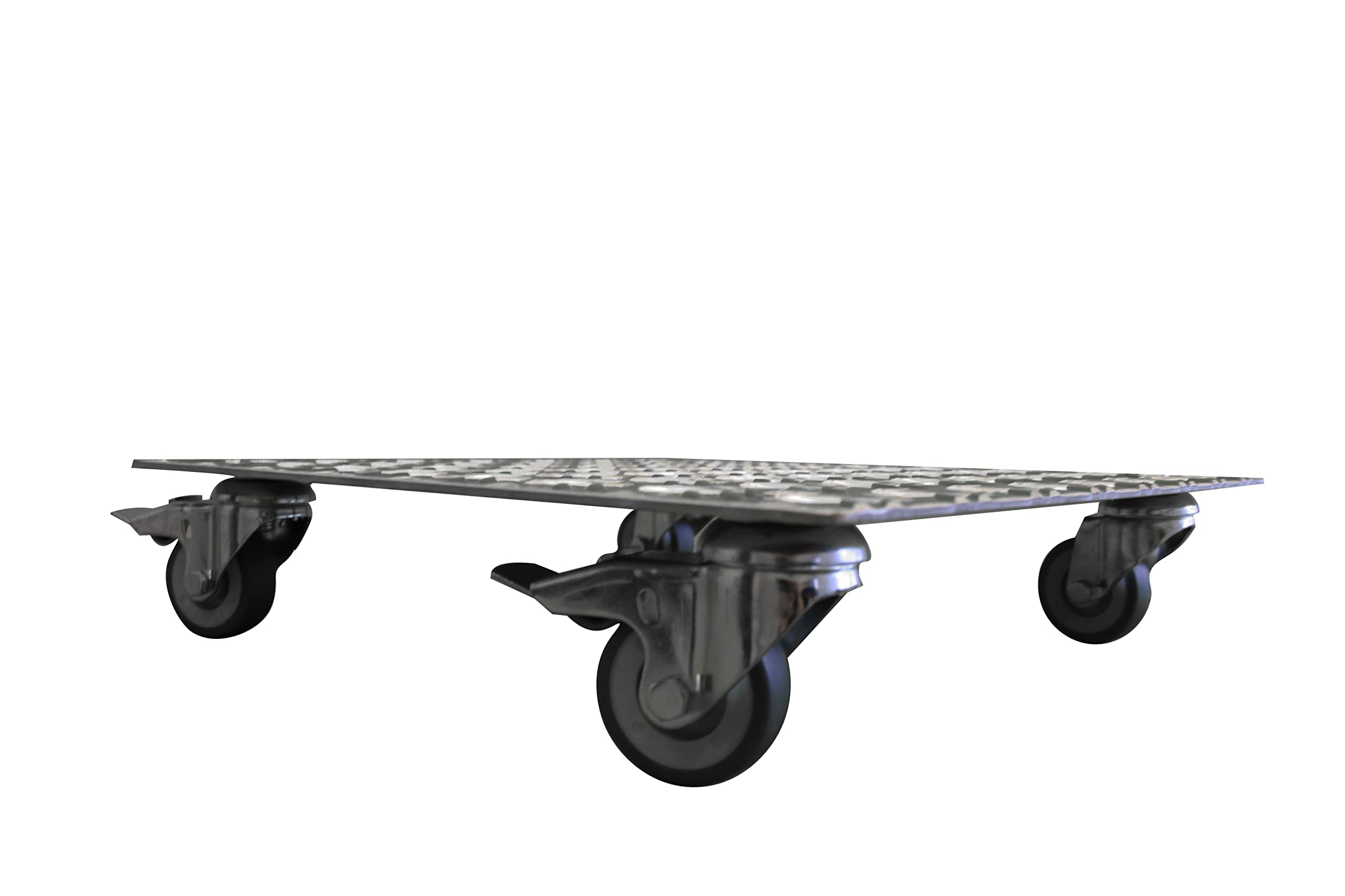 Pflanzenroller AluGrip-PK bis 400kg speziell für Pflanzkübel Kübel Cube Quadrat + rechteckig (600x600mm-400kg)