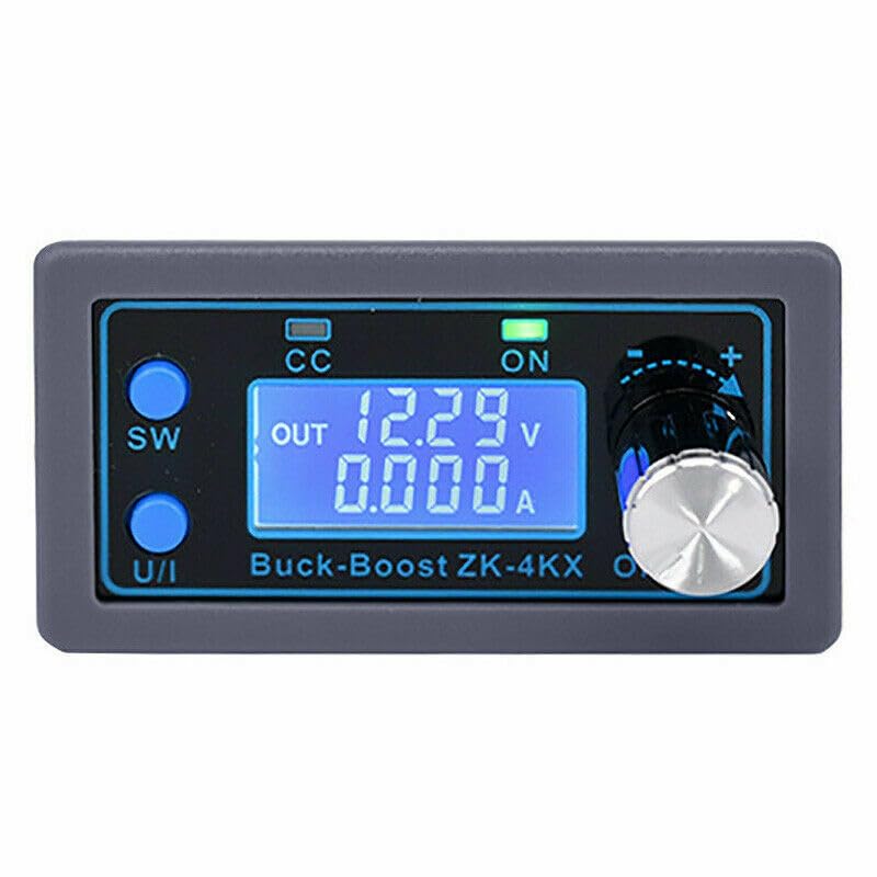 ZK-4KX Buck Boost Converter display showing output voltage and current