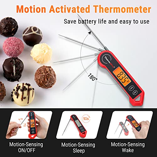 Image of TempPro TP19H Waterproof Digital Meat Thermometer for Grilling with Ambidextrous Backlit and Motion Sensing Kitchen Cooking Thermometer for BBQ Grill Smoker Oil Fry Candy(Previously ThermoPro)