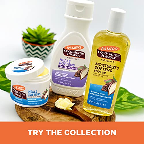 Palmer's Fragrance Free Body Lotion, Cocoa Butter Formula (8.5 Fl Oz) - image 8