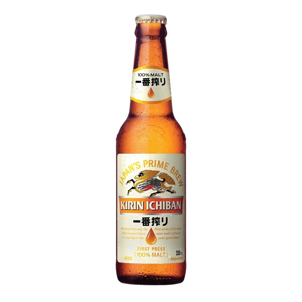 Kirin Ichiban - Botellas de cerveza (330 ml, 24 unidades)