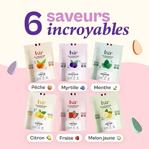 Pastille sans sucre pour eau aromatisée : la solution vitalité et peau nette