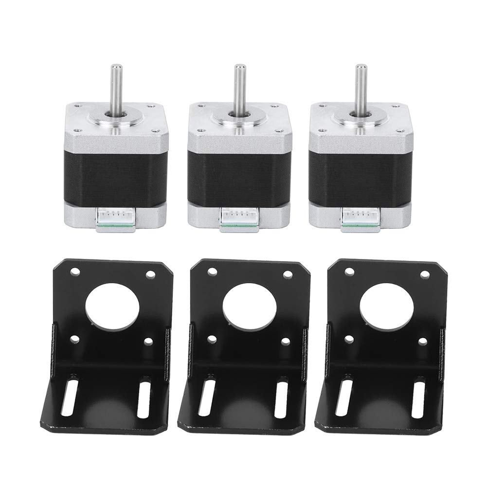 Motor Paso a Paso de 12 V, Accesorio de Impresora 3D de Acero Inoxidable de para Aplicaciones de Impresión 3D, Tamaño de 40 Mm