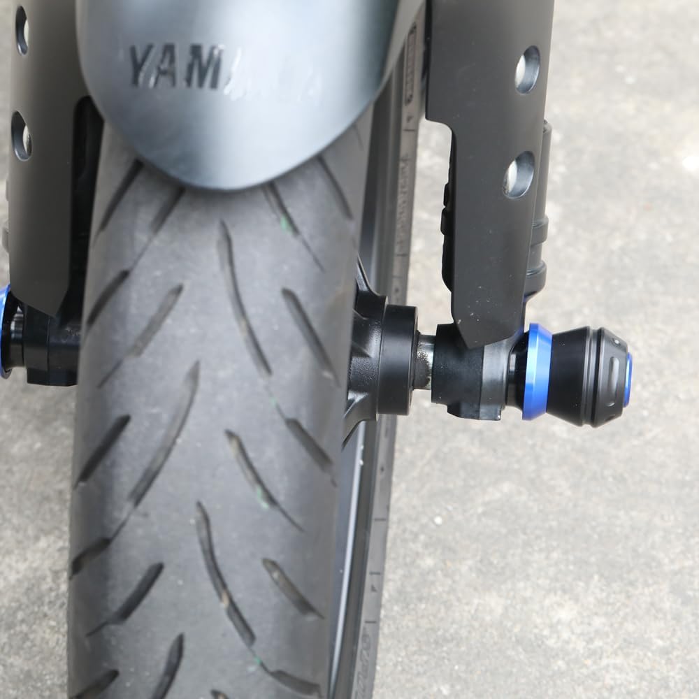 Motorcycle Front Fork Sliders Fit For YZFR3 YZF-R3 2020-2023 2024 2025 + Wheel Axle Frame Sliders 2025 R3 Accessoris 2024 YZF R3 Accessoris 2024 BK