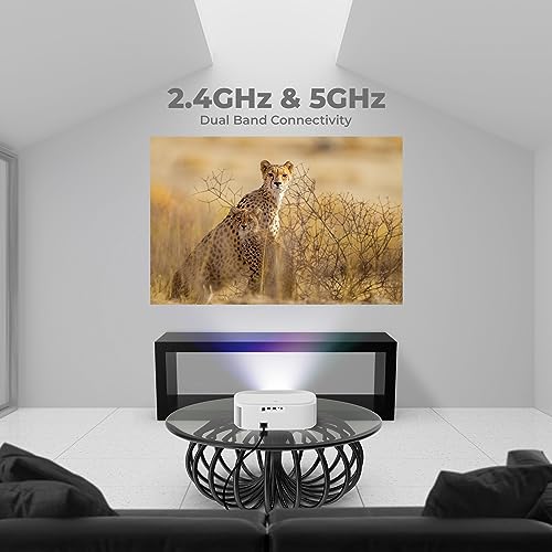 ZEBRONICS PIXAPLAY 28 1080P FHD, 508 cm Screen, Dolby, Smart Projector, 18000 Lumens, Auto Focus, Auto Keystone, HDMI (ARC), Miracast, Dual Band,... - Image 5