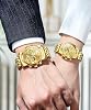 Reloj de Pareja OLEVS Él y Ella Juego de Relojes a Juego para Hombre y Mujer con Diamantes Romántico para San Valentín 6