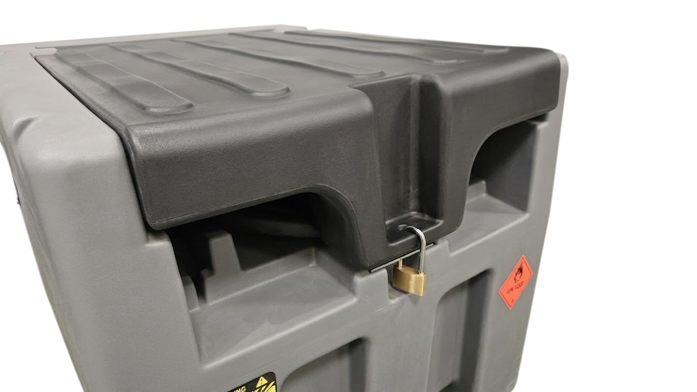 Goodyear - Bidón Depósito Combustible Diésel 200L 12V, Garrafa Portátil con Bomba