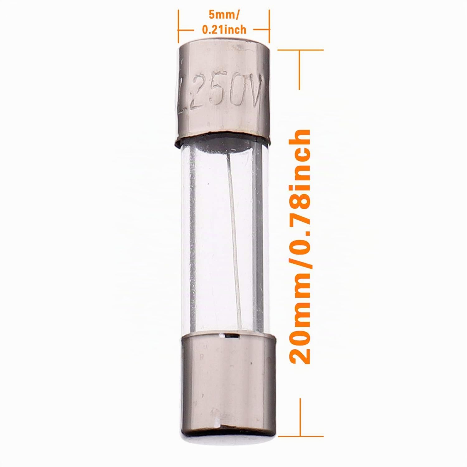 24 valores 240 piezas fusible de vidrio de fusión rápida 250 V voltaje 5x20 mm 0.5 1 1.6 2 3 4 5 6.3 8 10 15 20 A 6x30 mm 0.5 1 2 3 4 5 6 7 8 10 15 20 A amperio Kit de clasificación