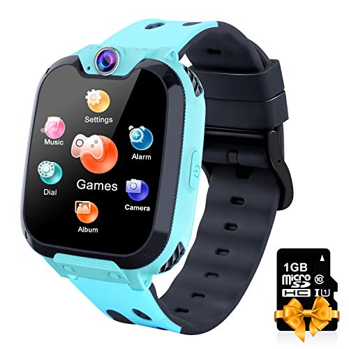 Kids Smartwatch with Phone Call 7 Games 1GB Card MP3 Music Player Camera