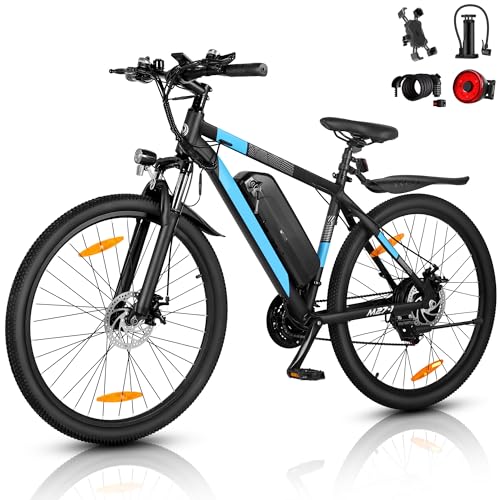 AOIHO Bicicleta Electrica, 27.5' Bicicleta Electrica Montaña con Extraíbles Bateria 48V 13Ah Motor de 250W, Alcance de 55-100KM, EBike 21 Velocidad con App Pantalla LCD Bicicleta Eléctrica Adultos