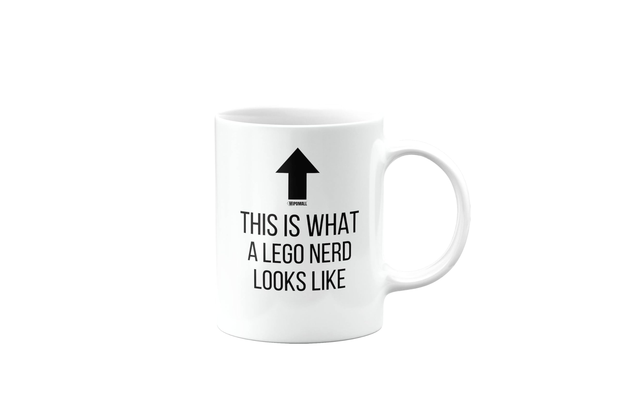 Funny Mug for Lego Nerd, Joke, Silly, Happy Birthday Gifts for Men or Women, Secret Santa, Presents for Christmas, Cup, This is What a Nerd Looks Like, mm-CA_343a_226